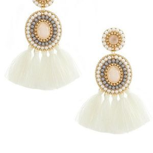 Anna & Ava Multi Beaded Statement Tassel Earrings